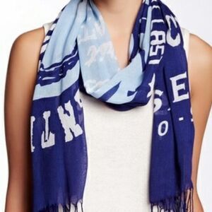 Sperry Topsider Navy & White Regatta Boat Blanket Scarf NWT NEW